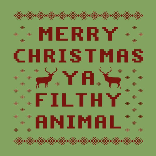 24 Hour Tees.Merry Christmas Fitlhy Animal Preview