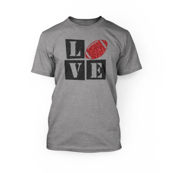 Love Football T-Shirt - 24 Hour Tees