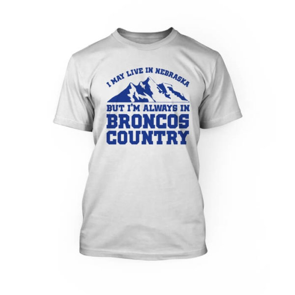 broncos country lets ride shirt